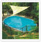 Dreieck-Breathable Sonnenblende-Segel für Hof, Schwimmbäder
