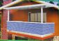 HDPE-Balkon-Schatten-Netz-UVbeständiges mit Aluminiumösen auf Grenzen
